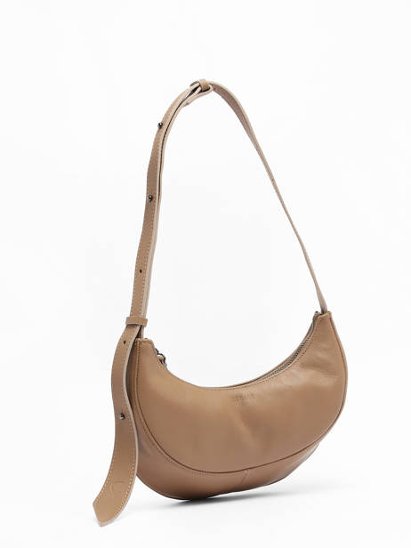 Sac Bandoulière S Sosoomao Cuir Etrier Beige sosoomao ECSO057S vue secondaire 2