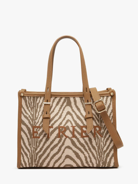 Sac Bandoulière Safari Etrier Marron safari ESAI160S vue secondaire 5